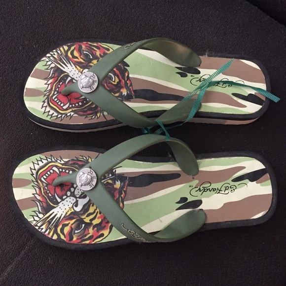 Ed Hardy Flip Flops