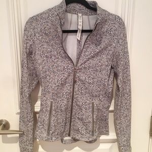 LULULEMON Floral Print Form Jacket