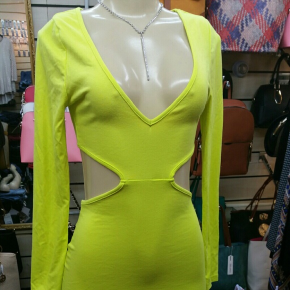 Sexy side cut-out dress