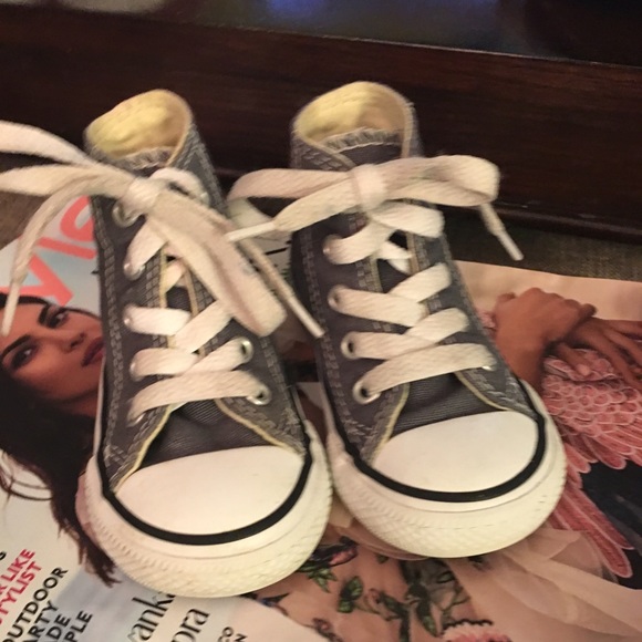 *SOLD* Cool Grey High Top Converse