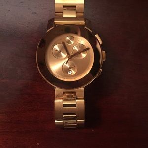 Movado Bold Gold Watch