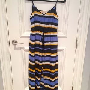 Michel Kors Striped Maxi Dress