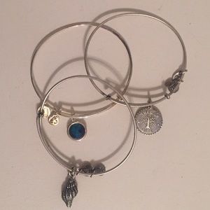 Set of 3 Alex & Ani bracelets!
