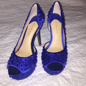 GLAMOROUS Gianni Bini jeweled studded SEXY heels