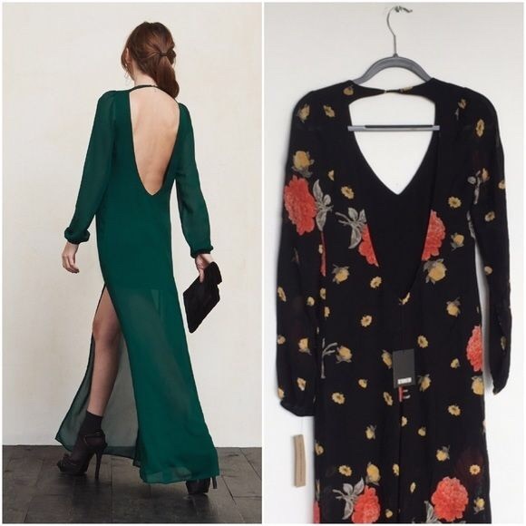 Reformation Sand Gown Calendula print - NEW PICS