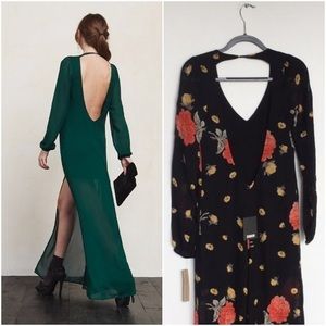 Reformation Sand Gown Calendula print - NEW PICS