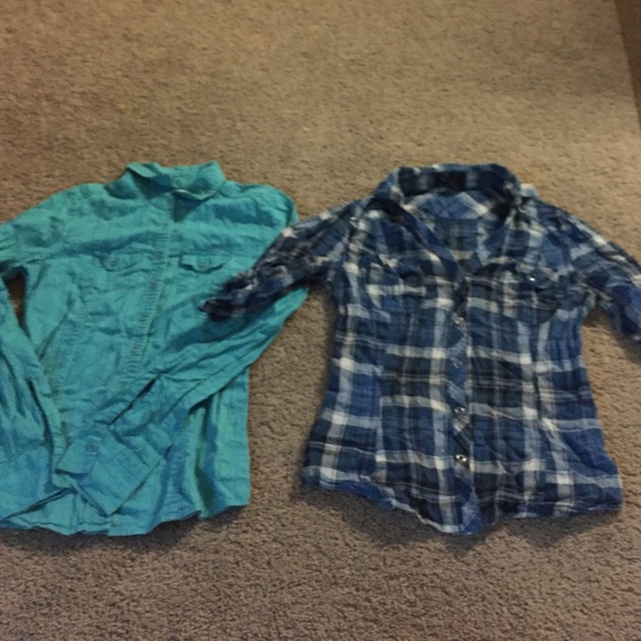 Button ups perfect for layering!