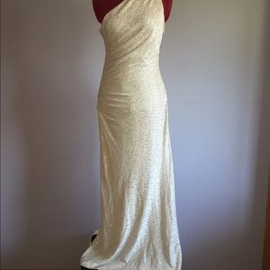 Cache size 6 silver dress. Like new condition!