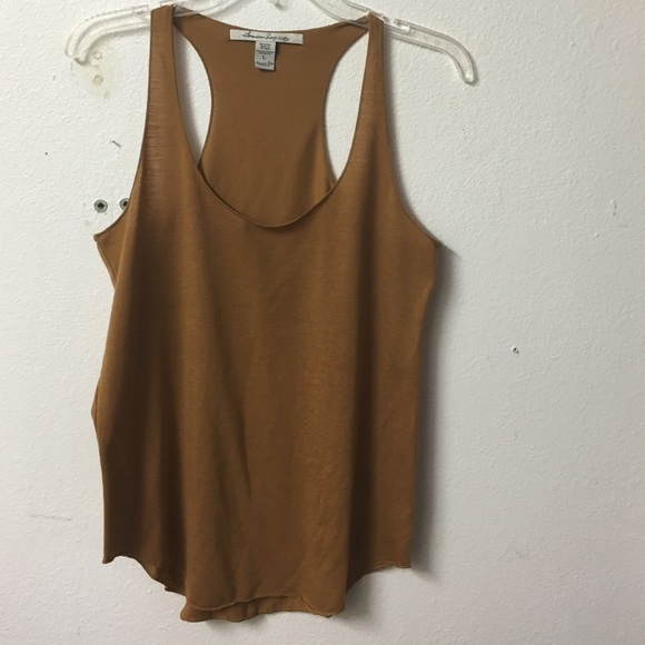 American Rag Tops - NWOT camel color Racerback top