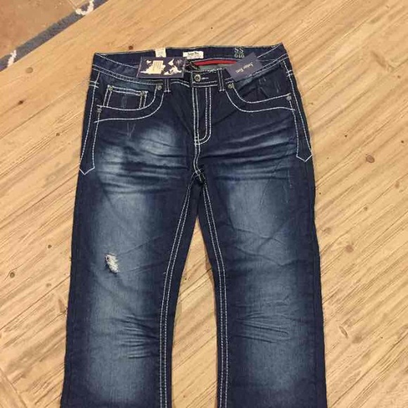 NWT Antique rivet Mens 34"x 30" jeans- 2 pair - Picture 3 of 4