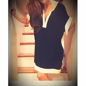 J. Crew Colorblock Tunic, size M, NWT