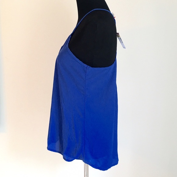 NWT Beautiful Blue Blouse - Picture 3 of 3