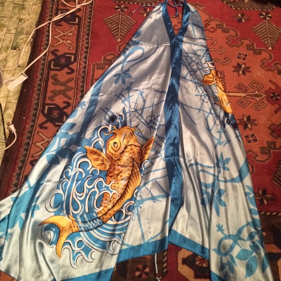 Open Back handkerchief dress