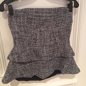 Strapless Top Slightly Cropped