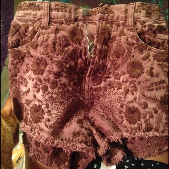 Free people high waisted shorts