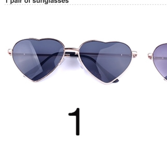 Heart Shaped UV Protection Sunglass - Picture 4 of 4