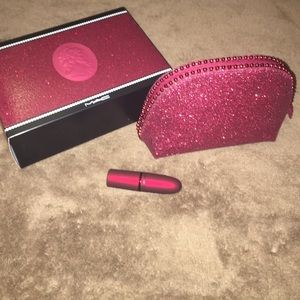 New Mac Rihanna Viva Glam 2 Lipstick / Makeup Bag