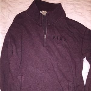 Victoria's Secret Pink Half Zip Pullover