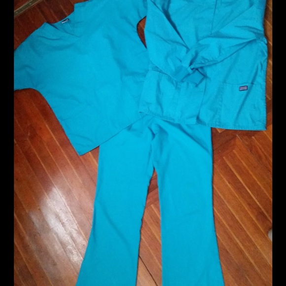 Cherokee scrubs set Teal