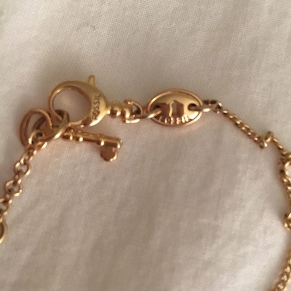 Fossil Gold Charm Necklace - Picture 2 of 2