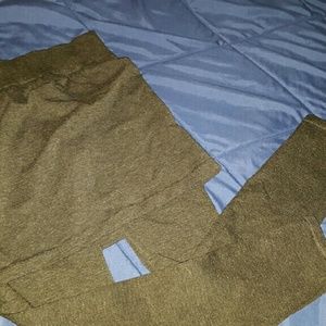 Leggings with attached skirt