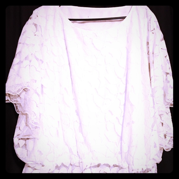 White Lace Blouse
