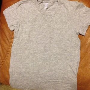 American Apparel gray classic girl tshirt