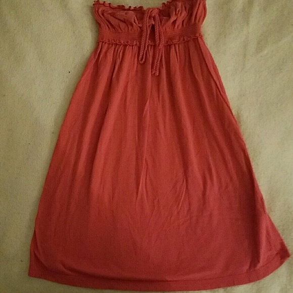 Strapless dress/cover up