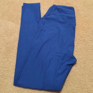 OS blue LuLaRoe leggings