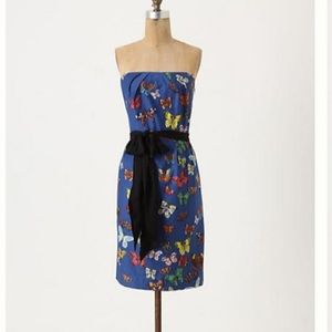 Anthropologie Butterfly Net Dress