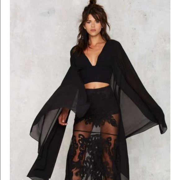 NWT Nasty Gal kimono top