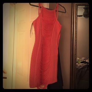 Stretta tangerine dress