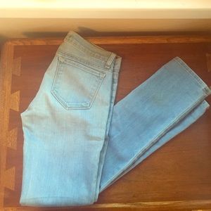 J Brand light wash skinny jeans