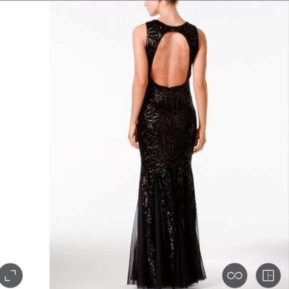 Calvin Klein Long Sequin Dress - Picture 2 of 3