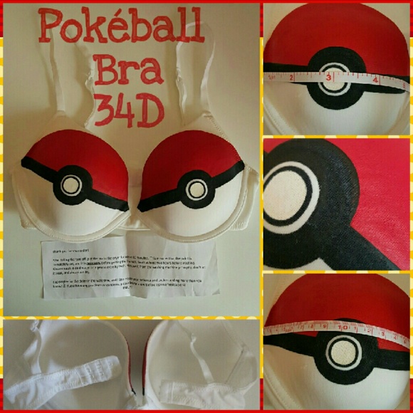 Pokemon Pokeball 34 D Bra