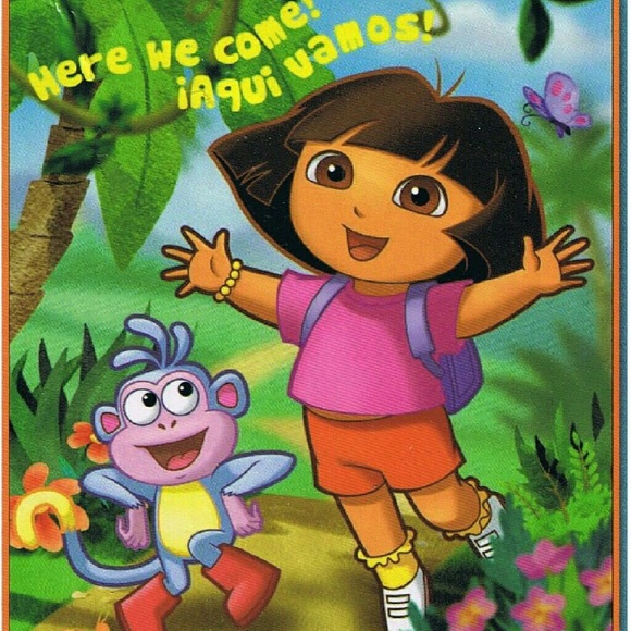 CARTOON SUPER SOFT CORAL FLEECE: DORA THE Explorer - Picture 2 of 4