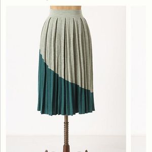 Anthropologie Divvied Colorblock skirt