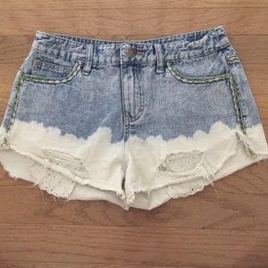 Free people high waisted shorts