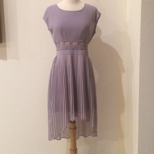 Lilac high low dress