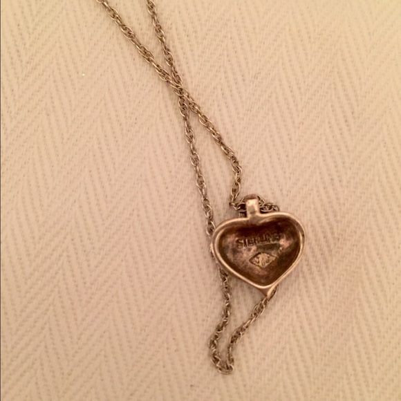 Beautiful Silver Heart Necklace (real silver) - Picture 3 of 4