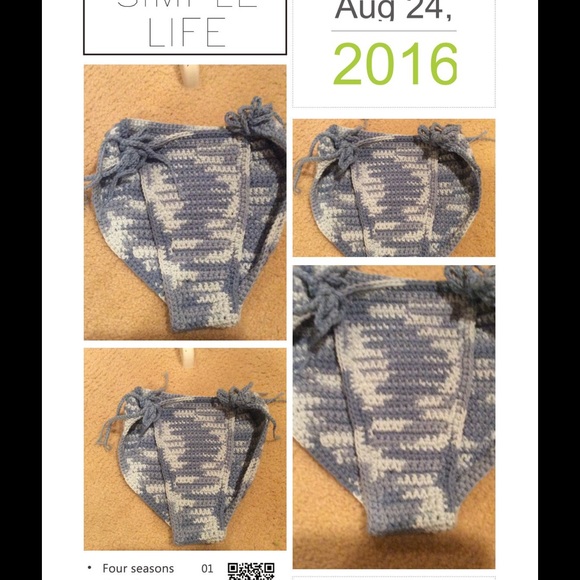 Crochet Bralette/Bikini Bottoms