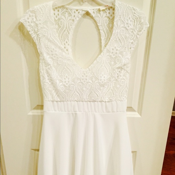 Boutique White Lace Dress
