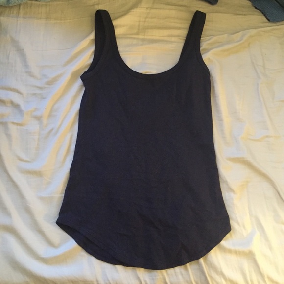 Navy blue lulu lemon tank top