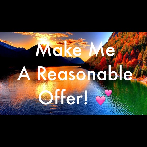 Reasonable offers welcome always sweeties! 💕