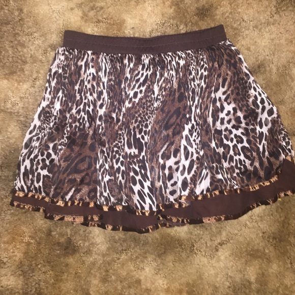 Cheetah Print Skirt