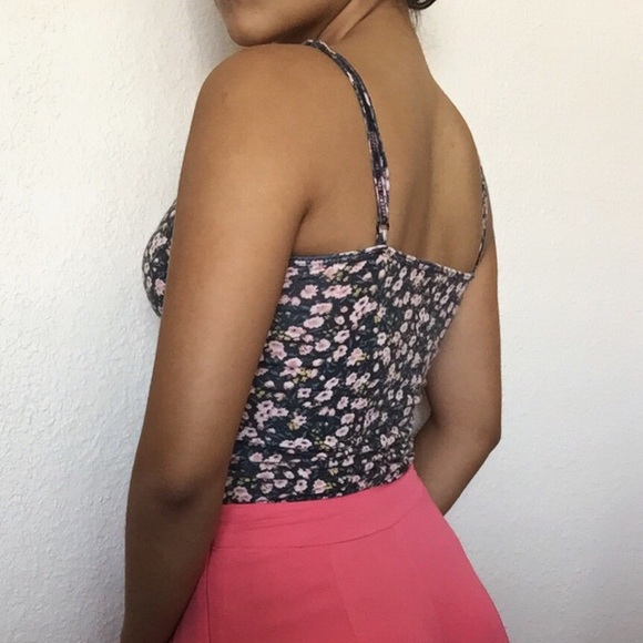 Spaghetti Strap Floral Top