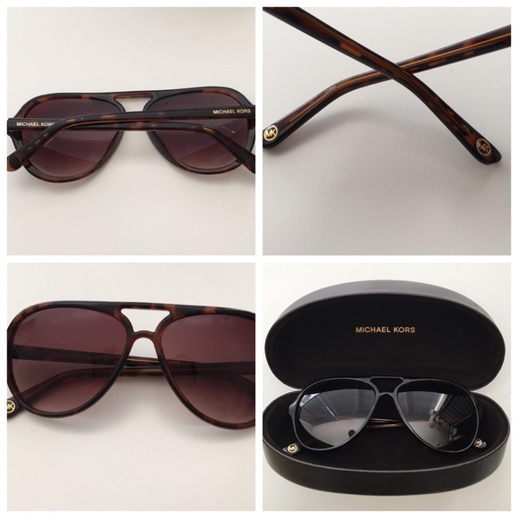 ❌SOLD❌ Michael Kors Tortoise Aviator Sunglasses - Picture 4 of 4
