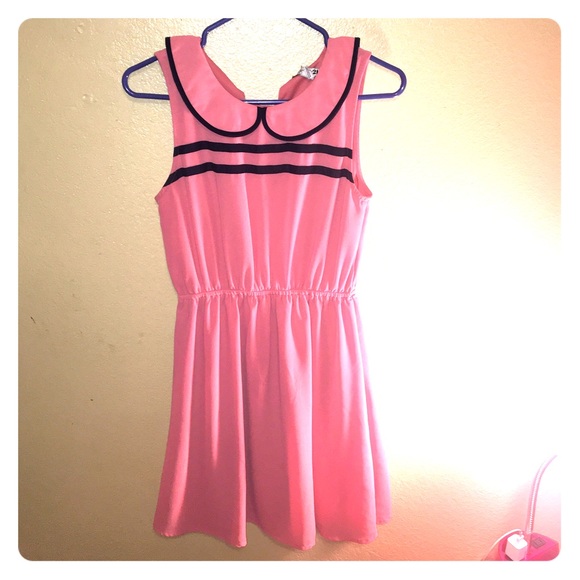 Long peach sailor dress - Picture 1 of 2