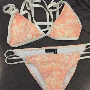 Never worn bikini LA Hearts!