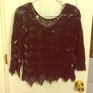 Sheer lace top
